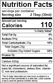 added sugar labeling nutrition facts labels